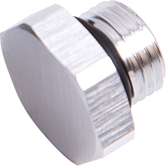 ORB Port Plug -4AN - Silver Finish