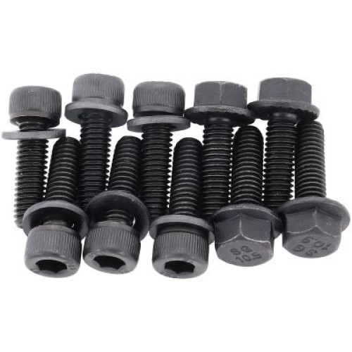 Nissan SR20 Oil Pan Bolt Kit M6 Steel Bolts, Pack of 10.