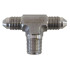Tee with NPT On Side 1/8" to -3AN -  S/S
