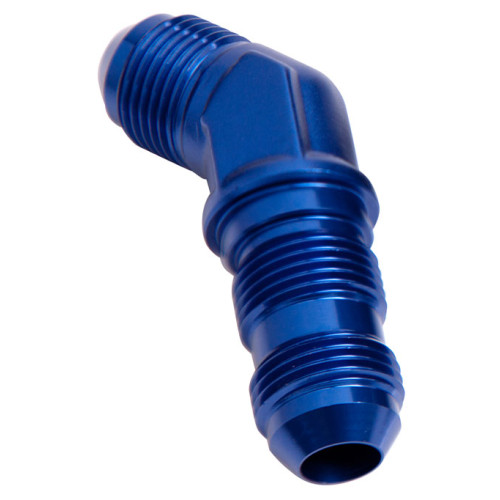 45° AN Bulkhead -20AN -  Blue Finish