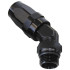 ORB Taper Swivel 45° Hose End -12 ORB to -16AN - Black Finish