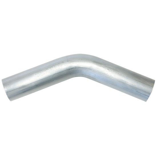 45° Aluminium Mandrel Bend 2-1/2" (63mm) Dia. -  1/16"  Wall. 5-1/2"  Leg