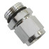 Male -12 ORB to Female -10AN Swivel Adapter - Silver Finish