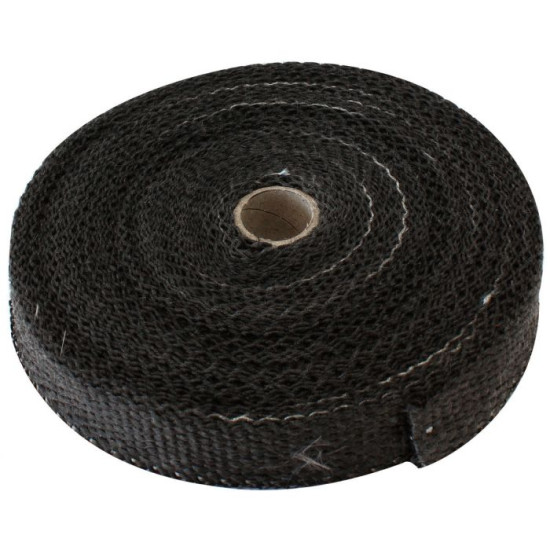 Exhaust Insulation Wrap - 1" Wide, 15ft, Black