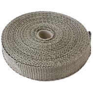 Exhaust Insulation Wrap - 1" Wide, 15ft, Titanium