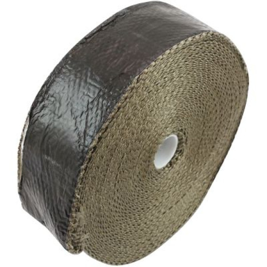 Black Aluminised Coated Exhaust Insulation Wrap 2"(5cm) Wide, 15ft (4.5 METER) Length
