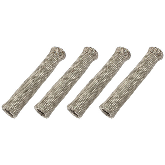 Spark Plug Boot Protector - 150mm - Titanium slip on design - 4 pack
