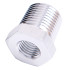 NPT Pipe Reducer 3/8" to 1/4" - Silver Finish