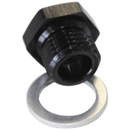 Metric Port Reducer M14 x 1.5 to 1/8" -  Black Finish.