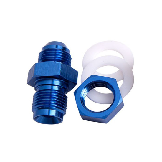 Fuel Cell Fitting -6AN - Blue