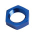 Bulkhead Nut -4AN - Blue Finish