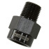 BSP Male to NPT Female Adapter - 1/8" to 1/8", Black Finish