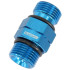 ORB Male to Male Swivel -6 ORB to -6 ORB - Blue Finish