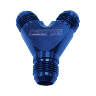 Y-Block -6AN Inlet/Outlets -  Blue Finish