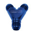 Y-Block -6AN Inlet/Outlets -  Blue Finish